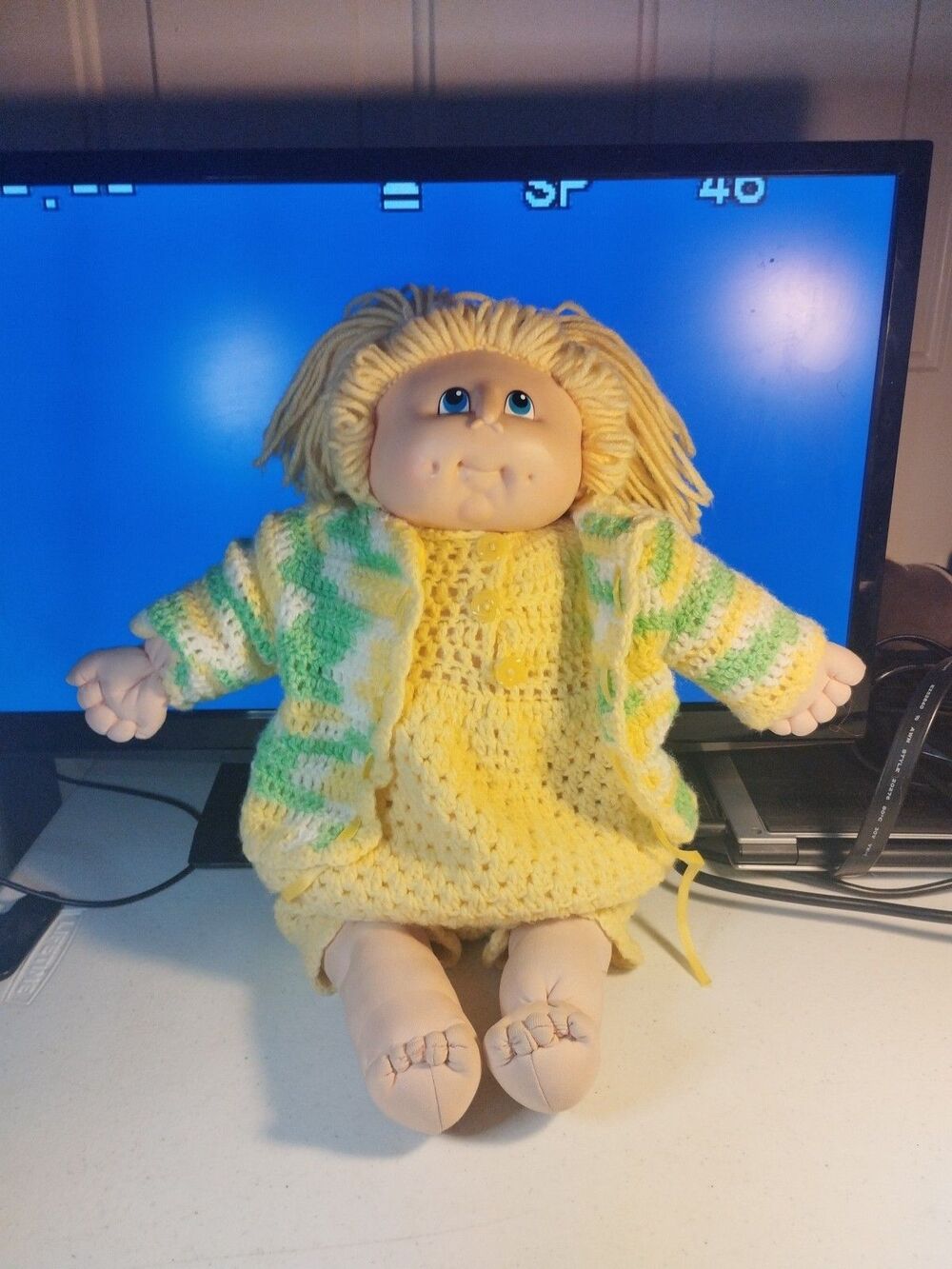 Vintage 1984 Original Doll Baby Cabbage Patch Kid MN Thomas - Hand Made Clothes